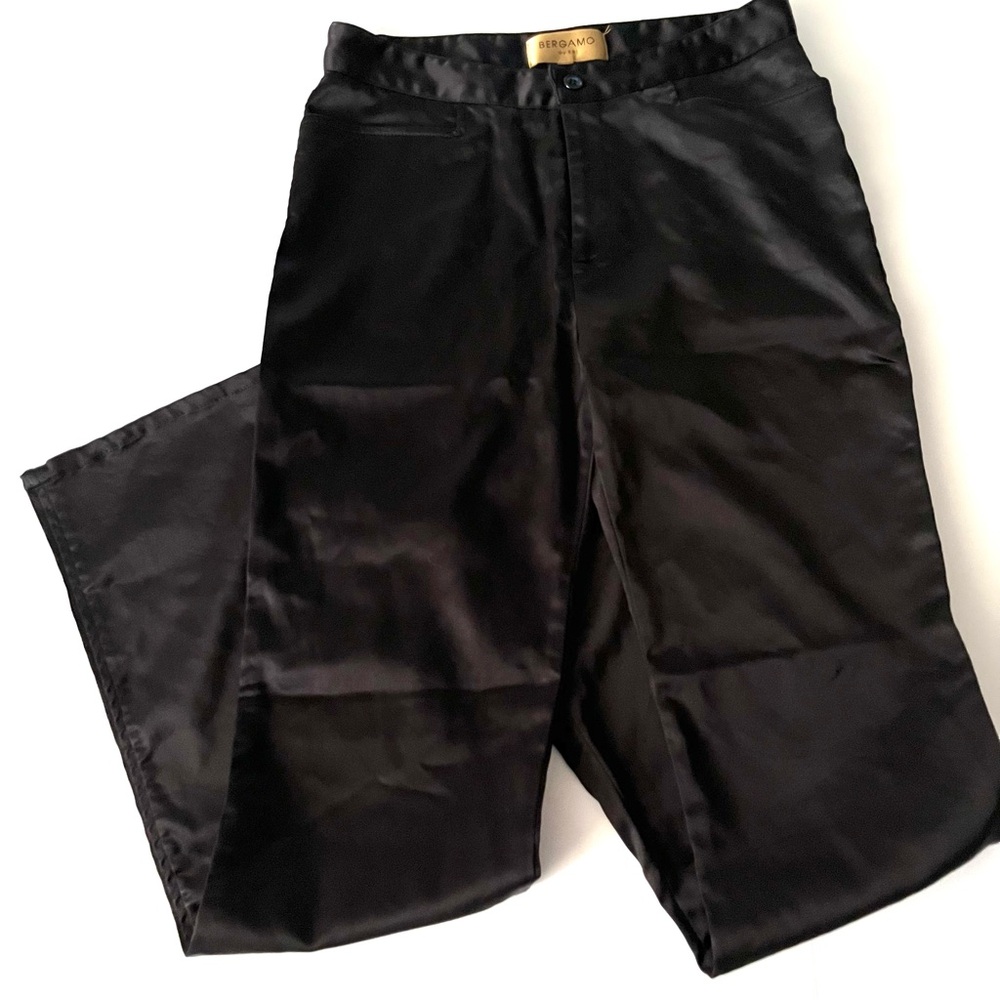 BERGAMO By Ebi Women's Black Silky Pants Size 8
